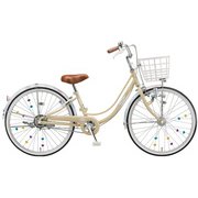 ジュニア向け自転車 リコリーナ 24型 変速なし ダイナモランプモデル E.Xカフェベージュ RC401 1C10XD0