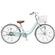 ジュニア向け自転車 リコリーナ 24型 変速なし 点灯虫モデル E.Xミストグリーン RC40T1 1C10ZA0