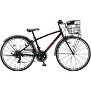 ジュニア向け自転車 装着済みシュラインオプション（シュラインバスケット、シュラインバスケットステー、チェーンケース、バッテリーライト取付パーツ） 26サイズ 外装7段変速 E.Xブラック SHL61Y 1A1A1B0