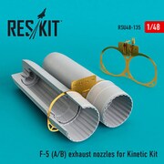 RSKU48-0135 1/48 ディティールアップパーツ F-5A/B アフターバーナー （キネティック用） [プラモデル用パーツ]