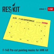 RSKM48-0011 1/48 塗装用マスクシール F-14D （AMK用） [プラモデル用品]
