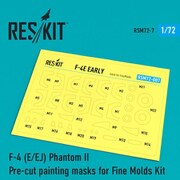 RSKM72-0007 1/72 塗装用マスクシール F-4E/EJ （ファインモールド用） [プラモデル用品]