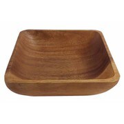 アカシア 木製食器 スクエアボウル M 6624