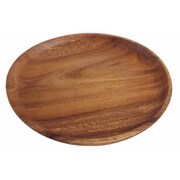 アカシア 木製食器 ラウンドプレート L 6627