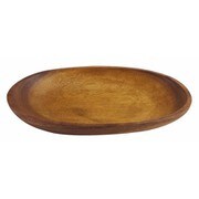 アカシア 木製食器 オーバルプレート 6636