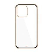 IS-I13P-02BG [iPhone 13 Pro用 ラグジュアリークリアケース Black Gold]
