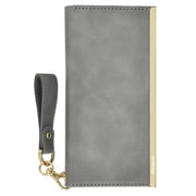 IS-BKI13-01KH [iPhone 13用 ダイアリーレザーケース Khaki Gray]