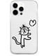 AK21015i13P [iPhone 13 Pro用 ソフトクリアケース ネコハート]