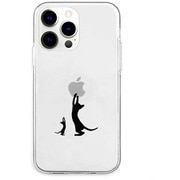 AK21017i13P [iPhone 13 Pro用 ソフトクリアケース 親子キャット]