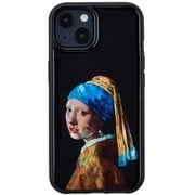 I21051i13 [iPhone 13用 天然貝ケース 真珠の耳飾りの少女]