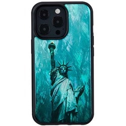 I21062i13P [iPhone 13 Pro用 天然貝ケース 自由の女神]