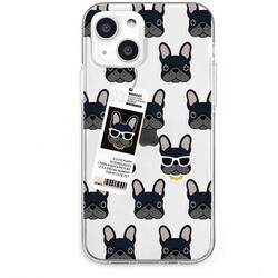 DS21112i13MN [iPhone 13 mini用 ソフトクリアケース bulldog]