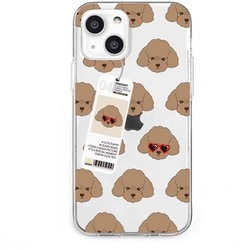 DS21147i13 [iPhone 13用 ソフトクリアケース poodle]