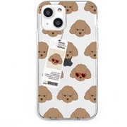DS21147i13 [iPhone 13用 ソフトクリアケース poodle]