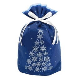 スノーツリー ギフトバッグ L ネイビー 76-729