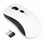 ワイヤレスマウス 無線(2.4GHz)接続式 BlueLED 5ボタンタイプ 充電式 速度切替 抗菌 静音 Lサイズ ホワイト PC-SMW21BS5LR-W