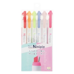 ペン＆マーカー Ninipie（ニニピー） 6本セット 2 S4591755