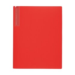 ALCLEA （オルクレア） 抗菌スリムクリヤーブック 10P レッド N7760-3