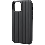 CHCRS-IP13BLK [iPhone 13 mini用 Rib-Slide Hybrid Shell BLK]