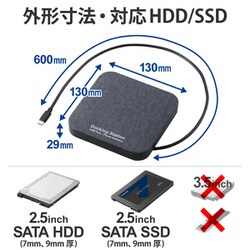 ドッキングステーション Logitec LGB-DHUPD 1TB SSD LGB-DHUPD - ロジテックINAソリューションズ株式会社