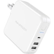 ハイブリッド型 6700mAhモバイルバッテリーホワイト RP-PB125