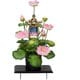シルク盛花水光蓮 バルブ灯タイプ ピンク