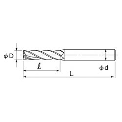 ヨドバシ.com - ナチ SL4GE19 [Gエンドミル・ロング 19.0XSL4 