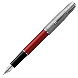 ソネット レッド＆サンドブラストCT 万年筆 細字 2146852