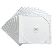 Blu-ray・DVD・CDケース(10枚セット・ホワイト) FCD-PN10WN
