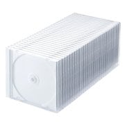 Blu-ray・DVD・CDケース(30枚セット・ホワイト) FCD-PN30WN