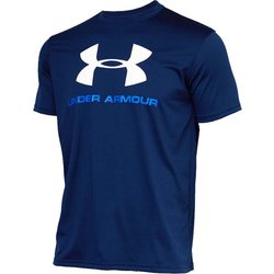 テック ビッグロゴ ショートスリーブTシャツ メンズ フィットネス 半袖シャツ Academy（408） LGサイズ 1359132