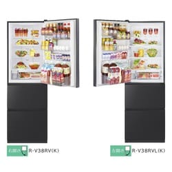 Amazon | 日立 冷蔵庫 幅60cm 375L 左開き R-V38VL N ライト