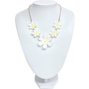 Q1851 [minacute BIGフラワー多連ネックレス]