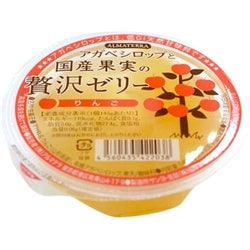 アガベシロップと国産果実の贅沢ゼリー りんご 145g