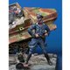 DMF35053 1/35 レジン製ミリタリーフィギュア WW II ドイツ空軍野戦師団士官 反撃する空軍士官 [組立式プラスチックモデル]