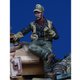 DMF35062 1/35 レジン製ミリタリーフィギュア WW II ドイツ戦車搭乗員 パイプを嗜む [組立式プラスチックモデル]