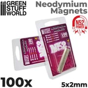 GSWD-9265 ネオジム磁石 N52 100 個入 5×2mm [ホビー用素材]