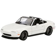 MGT00304-R 1/64 マツダ ミアータ MX-5 NA チューニングバージョン クラシックホワイト 右ハンドル [ダイキャストミニカー]