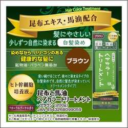 ヨドバシ.com - 三和通商 昆布と馬油のヘアカラートリートメント