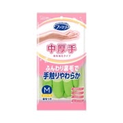ファミリー ビニール中厚手 指先強化 M グリーン