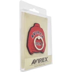 md-74939-3 [シリコンスマホリング AVIREX MA-1/レッド]
