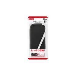 CC-NSSSP-BW [Nintendo Switch（有機ELモデル/液晶モデル）用 スリムソフトポーチ ブラックホワイト]
