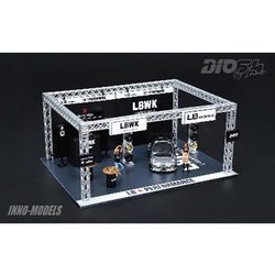 Inno DIO64 1/64 LBWK オートサロン ジオラマ ミニカー Amazon.com: LBWK Auto Salon Diorama Set of 28 pieces (Car