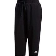 ウーブン カプリパンツ Woven Capri Pants FT3081 ブラック/ホワイト J/Sサイズ [フィットネス ヨガ ハーフパンツ レディース]