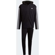 アディダス スポーツウェア リブインサート トラックスーツ adidas Sportswear Ribbed Insert Track Suit GM3827 ブラック J/Oサイズ [ジャージ 上下セット メンズ]