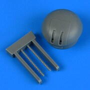 QIC48990 1/48 レジン製ディティールアップパーツ A-26 インベーダー砲塔 タイプ2 （ICM用） [プラモデル用パーツ]
