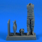ARB320158 1/32 レジン製ミリタリーフィギュア NATO軍用機パイロット・立姿勢 [組立式プラスチックモデル]