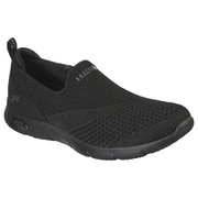 104164-BBK-22.5cm [スケッチャーズ ARCH FIT REFINE - DON’T GO スポーツカジュアルシューズ レディス]