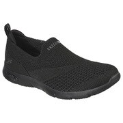104164-BBK-23.5cm [スケッチャーズ ARCH FIT REFINE - DON’T GO スポーツカジュアルシューズ レディス]