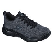 124485-BBK-24.0cm [スケッチャーズ GO WALK ARCH FIT - MOON SHADO スポーツカジュアルシューズ レディス]
